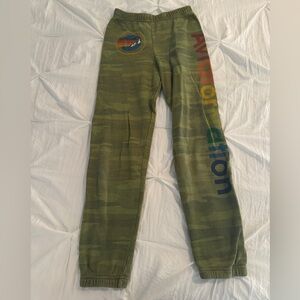 Aviator Nation Kids camo sweatpants size 12